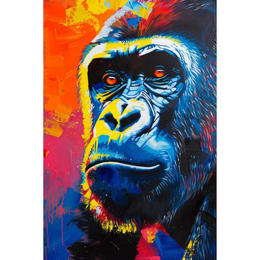 Colorful Gorilla Canvas